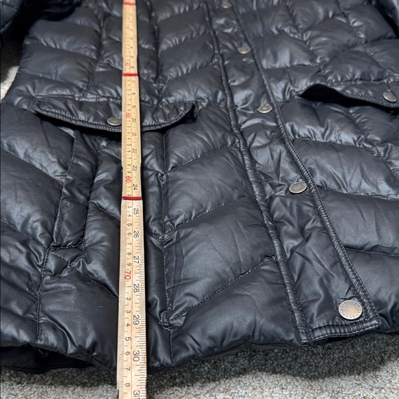 Lands End | Goose Down Puffer Jacket in Black Size 10 12 M Medium - Picture 8 of 14